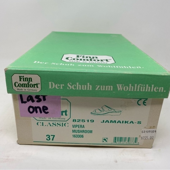 FINN COMFORT WOMENS JAMAIKA SOFT SANDALS - VIPERA MUSHROOM - Picture 7 of 8